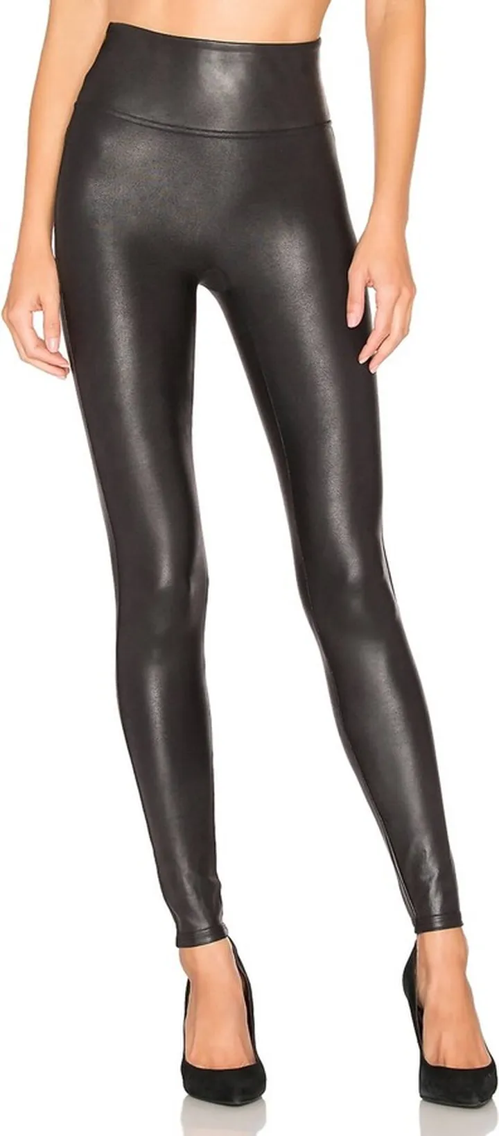 Faux Leather Legging in Black