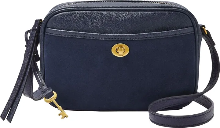 Fossil Women's Brennon Leather Camera Bag