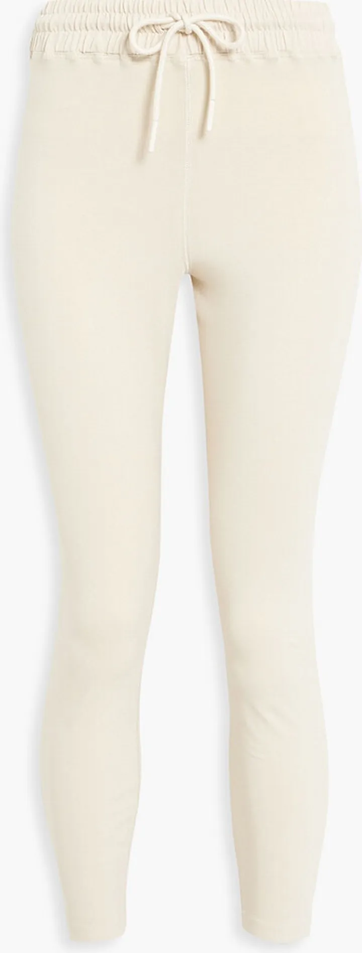 Stretch-cotton jersey leggings