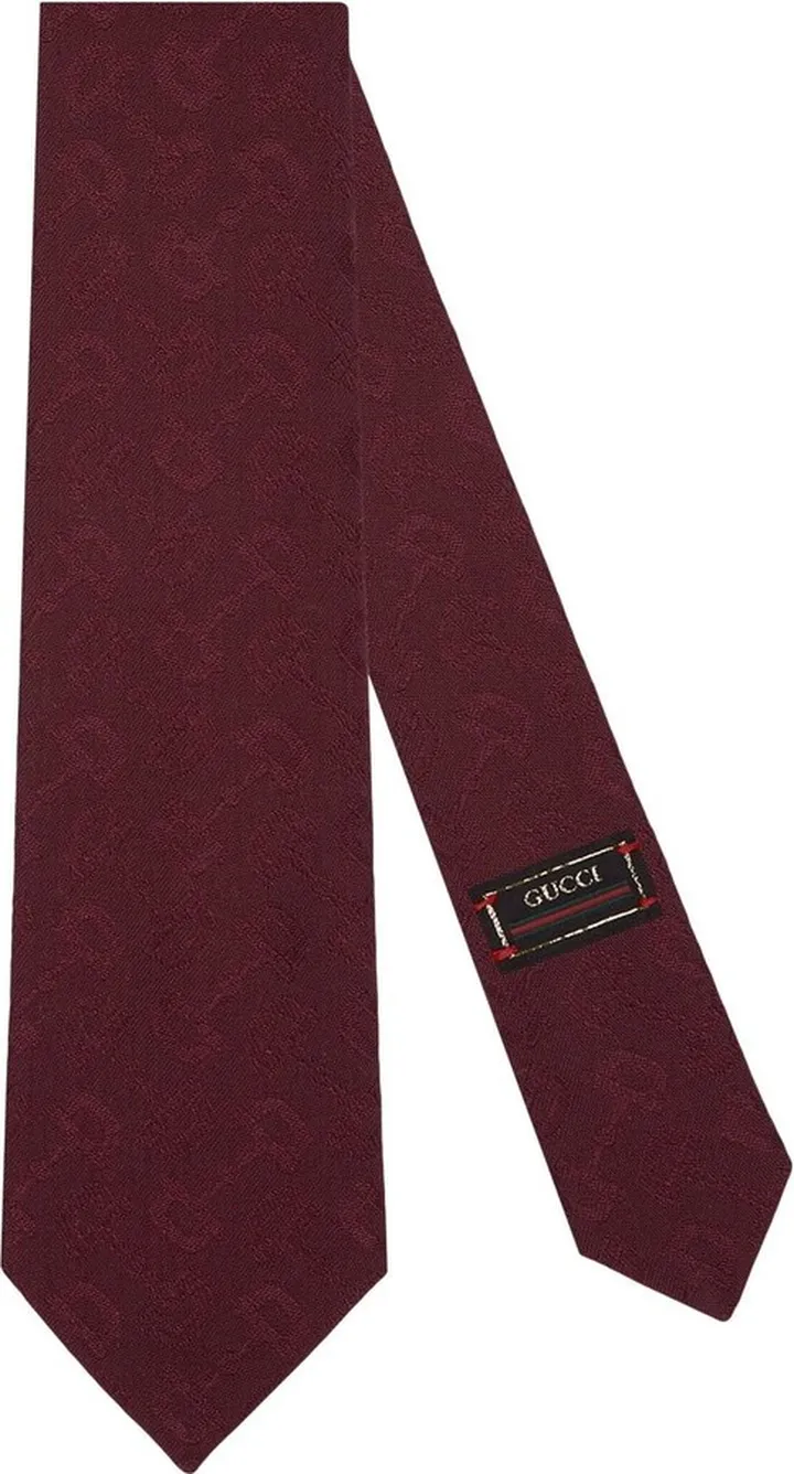 Horsebit-jaqcuard pointed tie