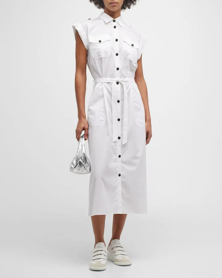Roxanne Midi Utility Shirtdress
