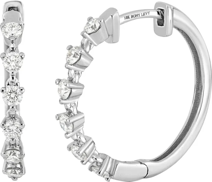 Aviva Diamond Hoop Earrings