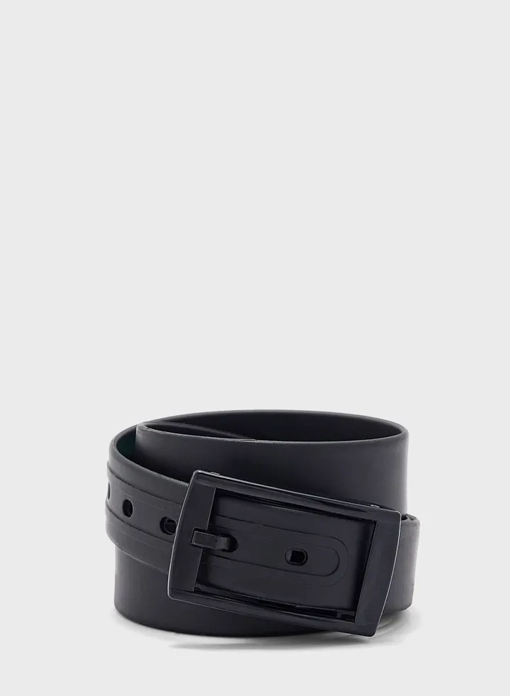 Rectangular Buckle Belt