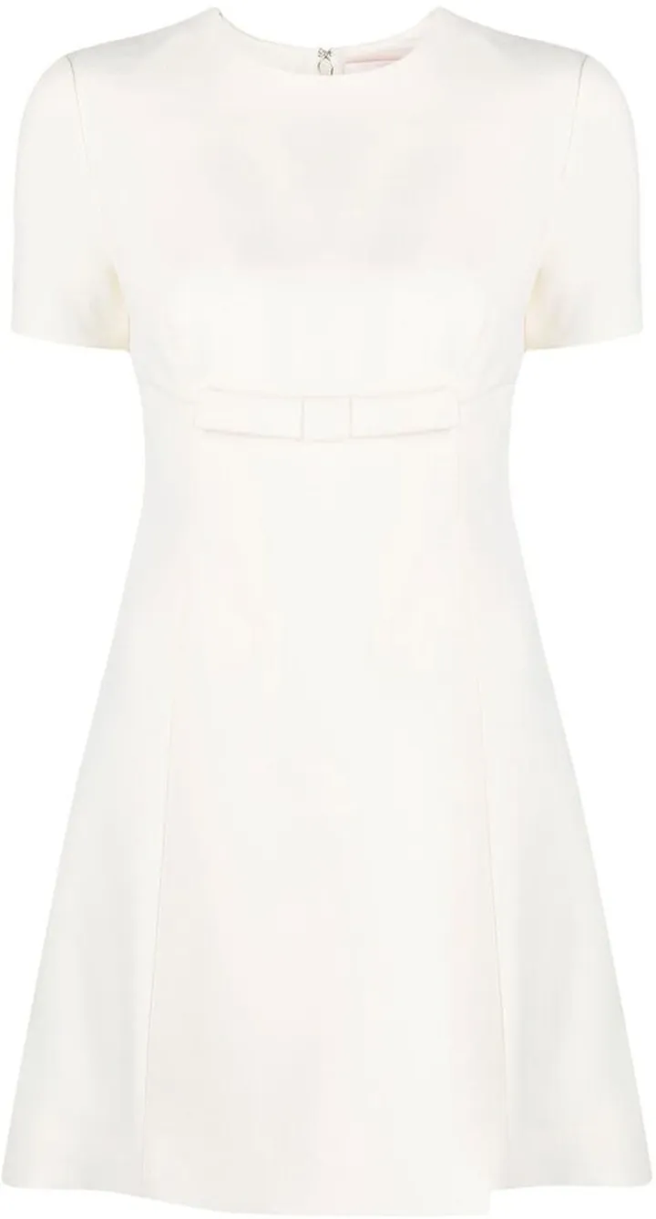 bow-detail A-line mini dress