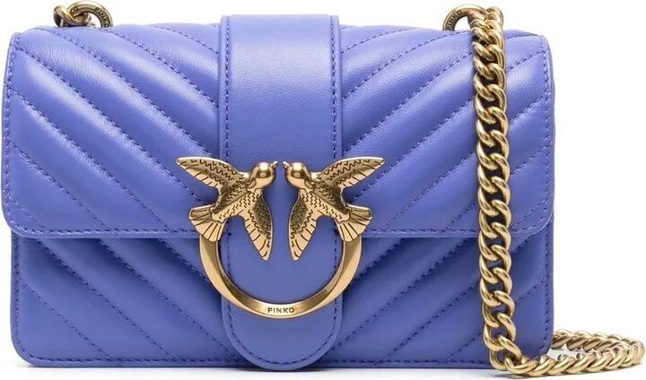 quilted Love Bird crossbody bag