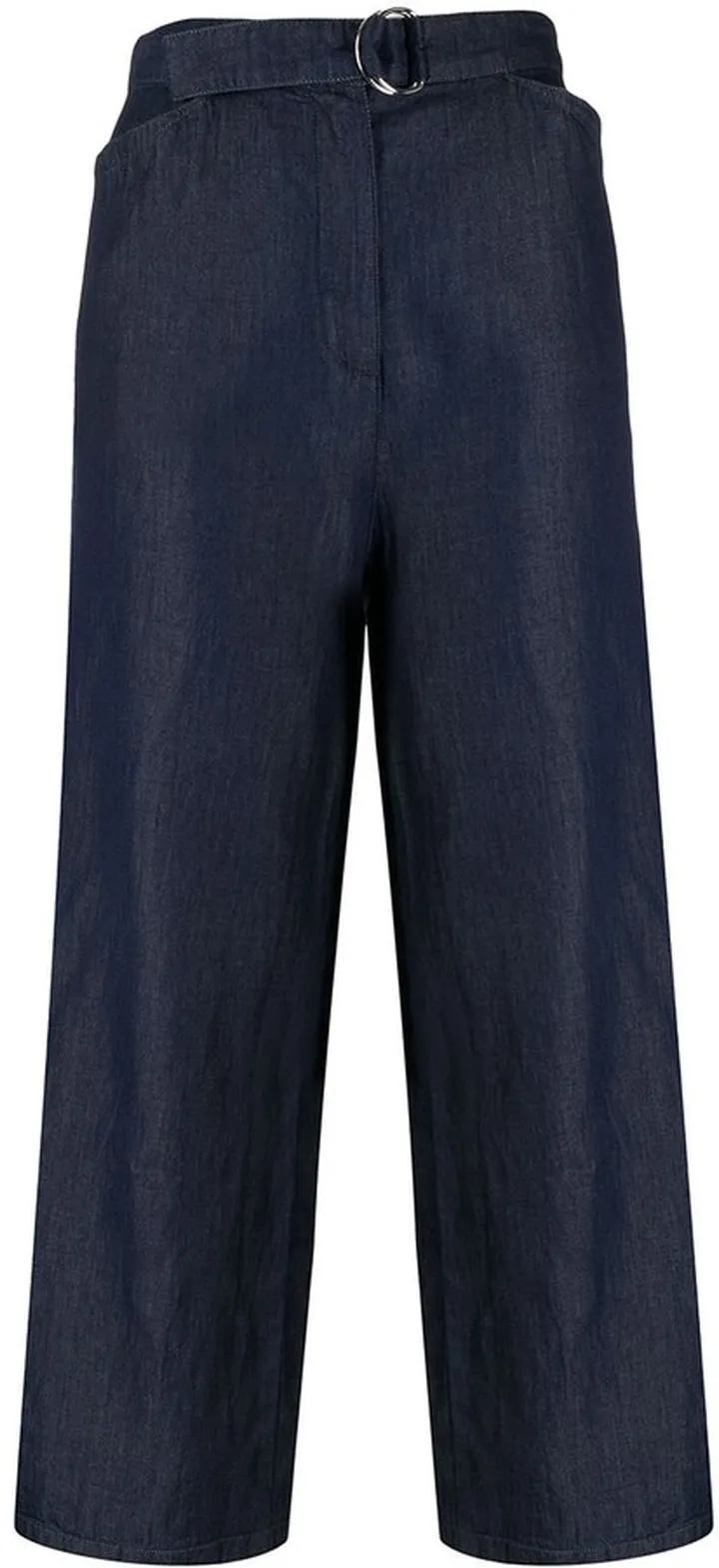 Cropped Wide-Leg Jeans