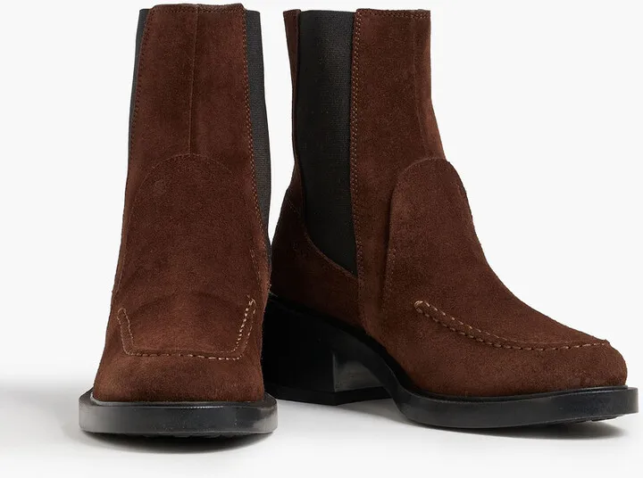 Suede ankle boots