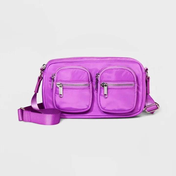 Crossbody Bag with Pockets - Wild Fable™ Purple