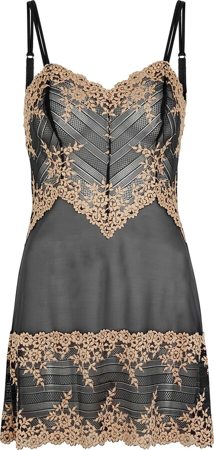 Wacoal Embrace Lace Embroidered Tulle Chemise
