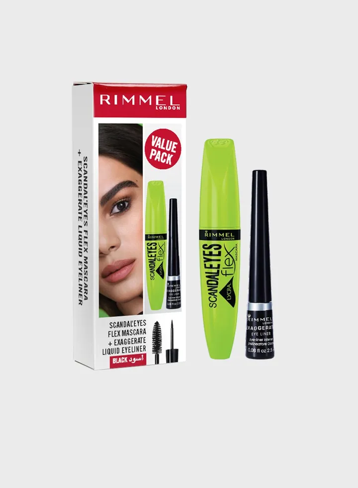 Scandaleyes Flex Mascara + Exaggerate Liquid Eyeliner