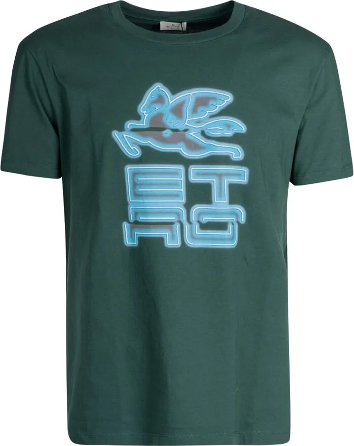 Etro Logo-Printed Crewneck T-Shirt