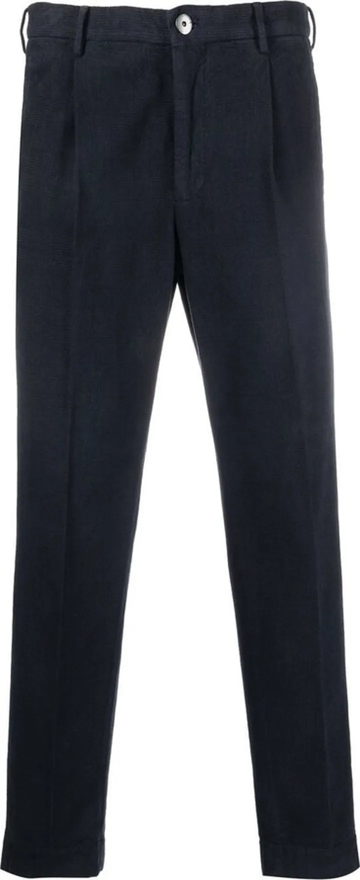 Tapered-Leg Cotton Trousers