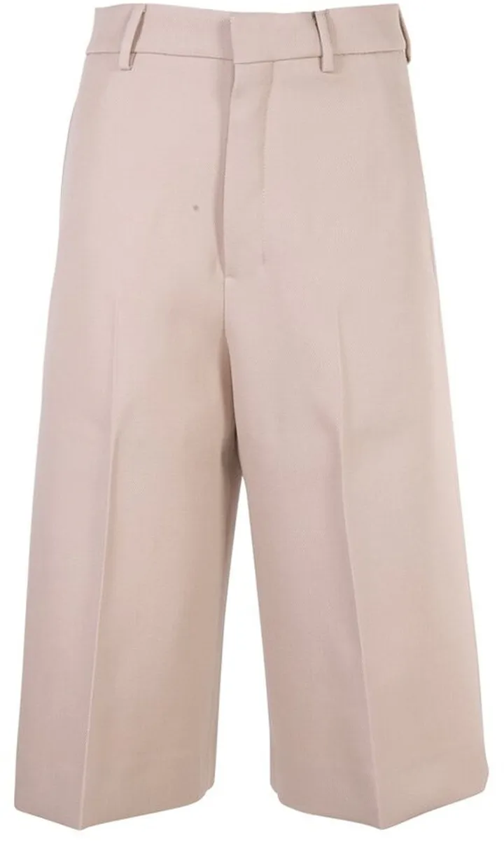 AMI Cropped-Leg Trousers