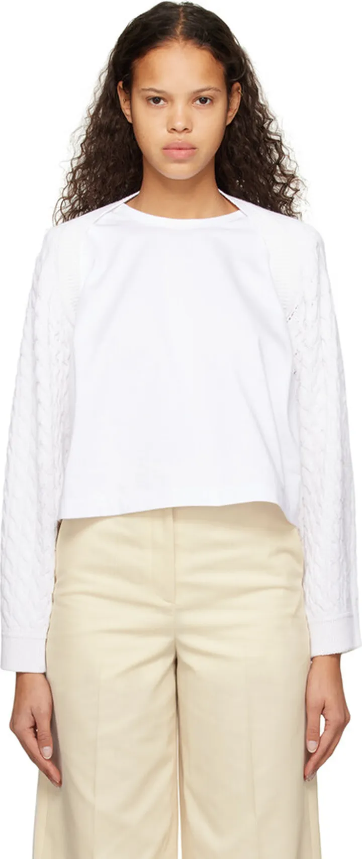 Juun.J White Bolero Cardigan