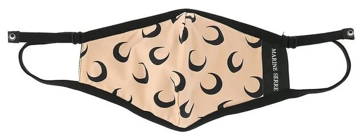Marine Serre Crescent Moon Print Face Mask