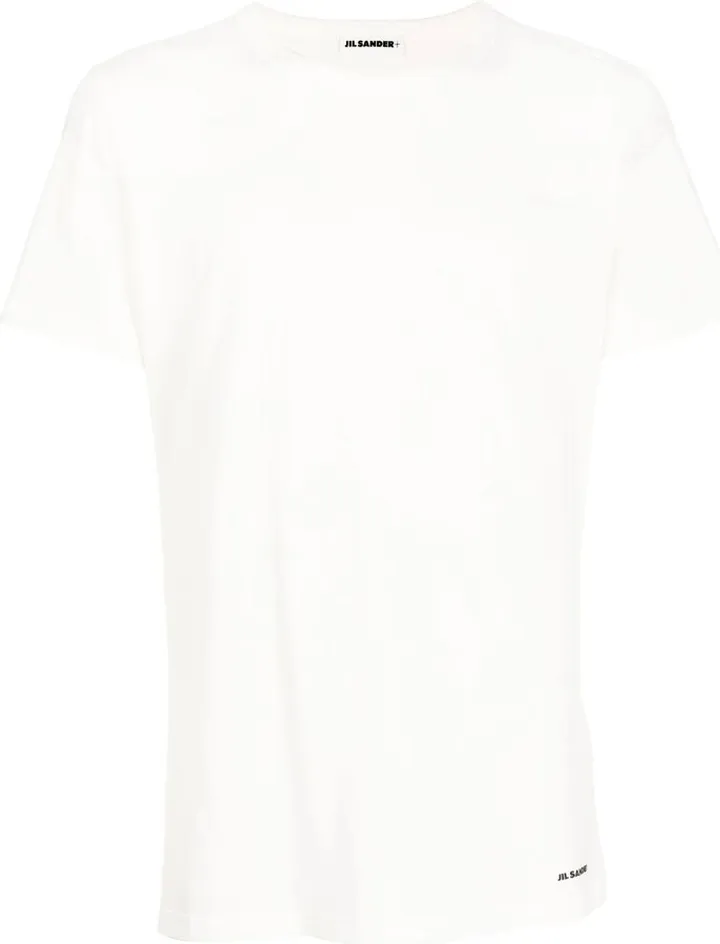 crew-neck fitted T-shirt
