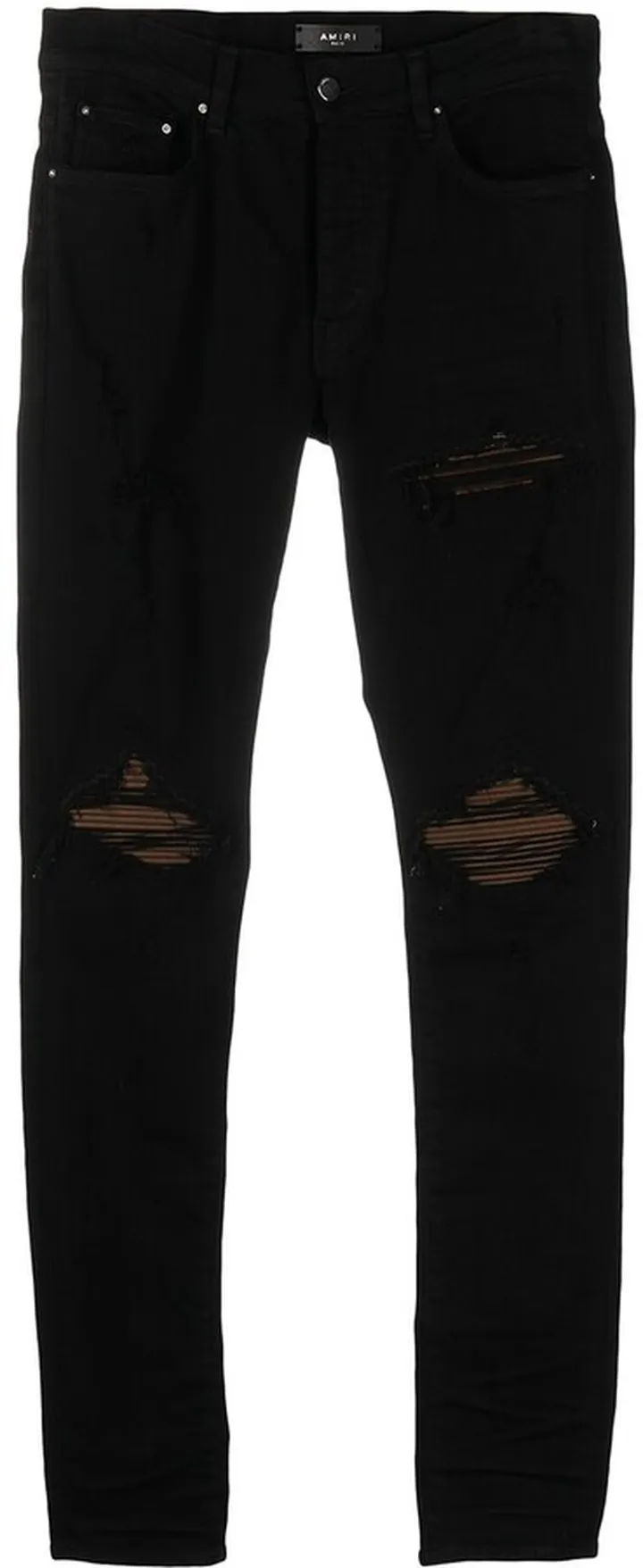 Distressed Ultra Suede Jeans