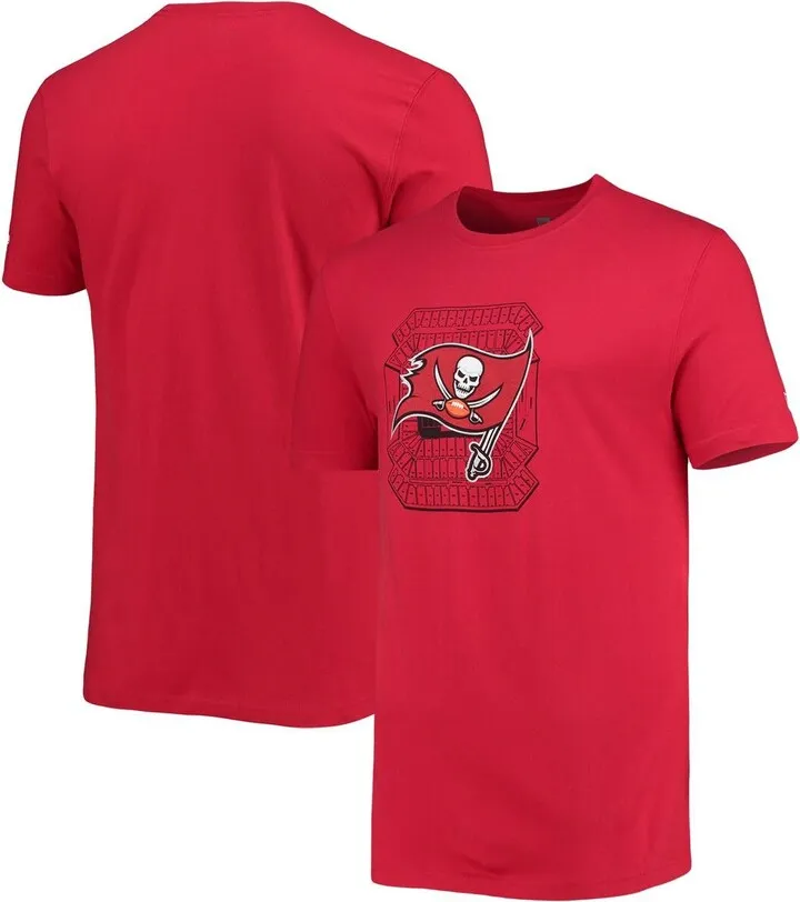 Men's New Era Red Tampa Bay Buccaneers Stadium T-shirt