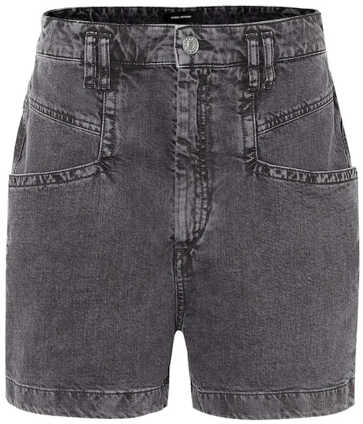 Esquia high-rise denim shorts