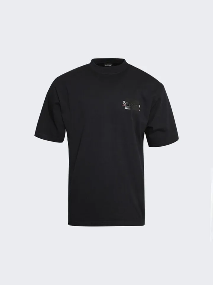 Large Fit Gaffer T-Shirt Black