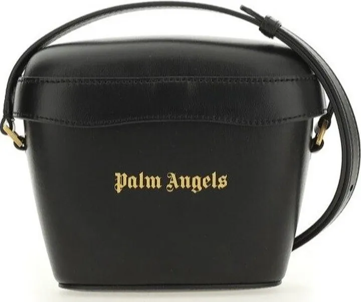 Palm Angels Padlock Logo Printed Strapped Crossbody Bag
