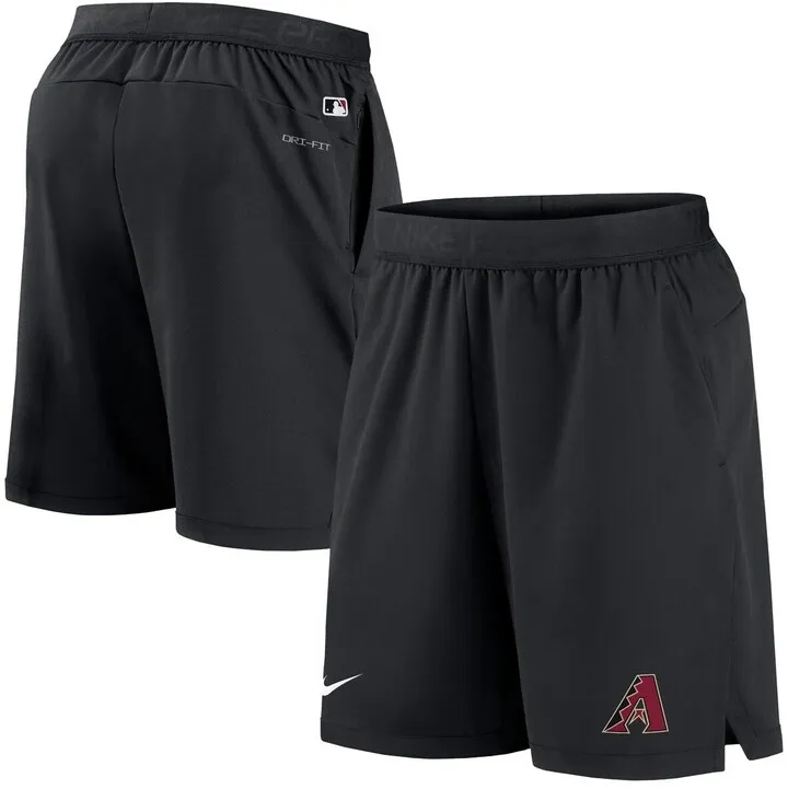 Men's Nike Black Arizona Diamondbacks Authentic Collection Flex Vent Max Performance Shorts