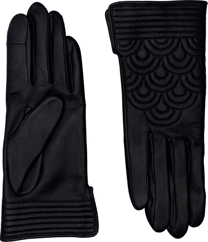 Quilted Leather Gloves
