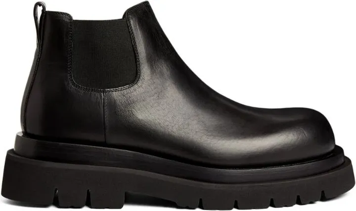 Bottega Veneta Leather Lug Chelsea Boots 50