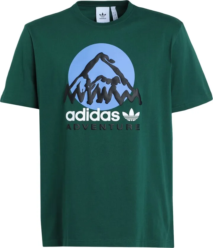 Adventure Mountain Front Tee T-shirt Dark Green