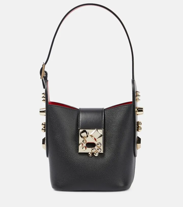 Carasky Mini leather bucket bag
