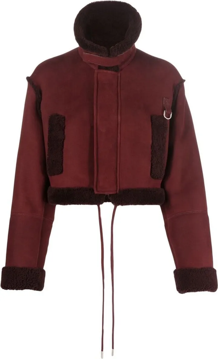 Cropped Shearling Jacket