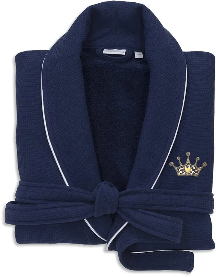 Linum Home Textiles Turkish Cotton Waffle Terry Bathrobe
