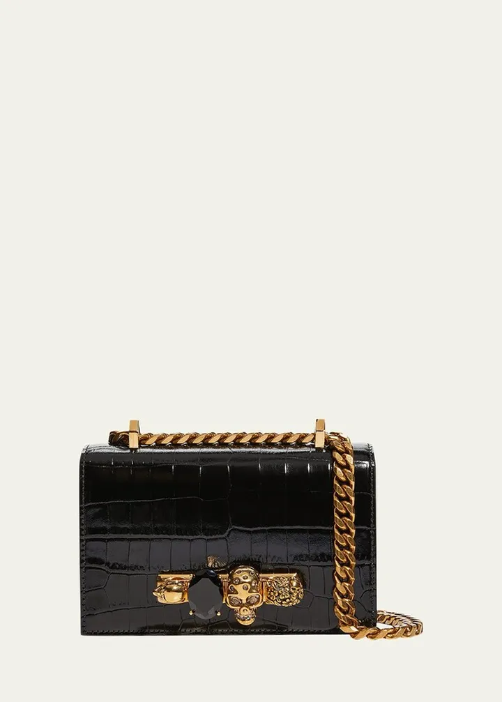 Mini Jeweled Satchel Bag
