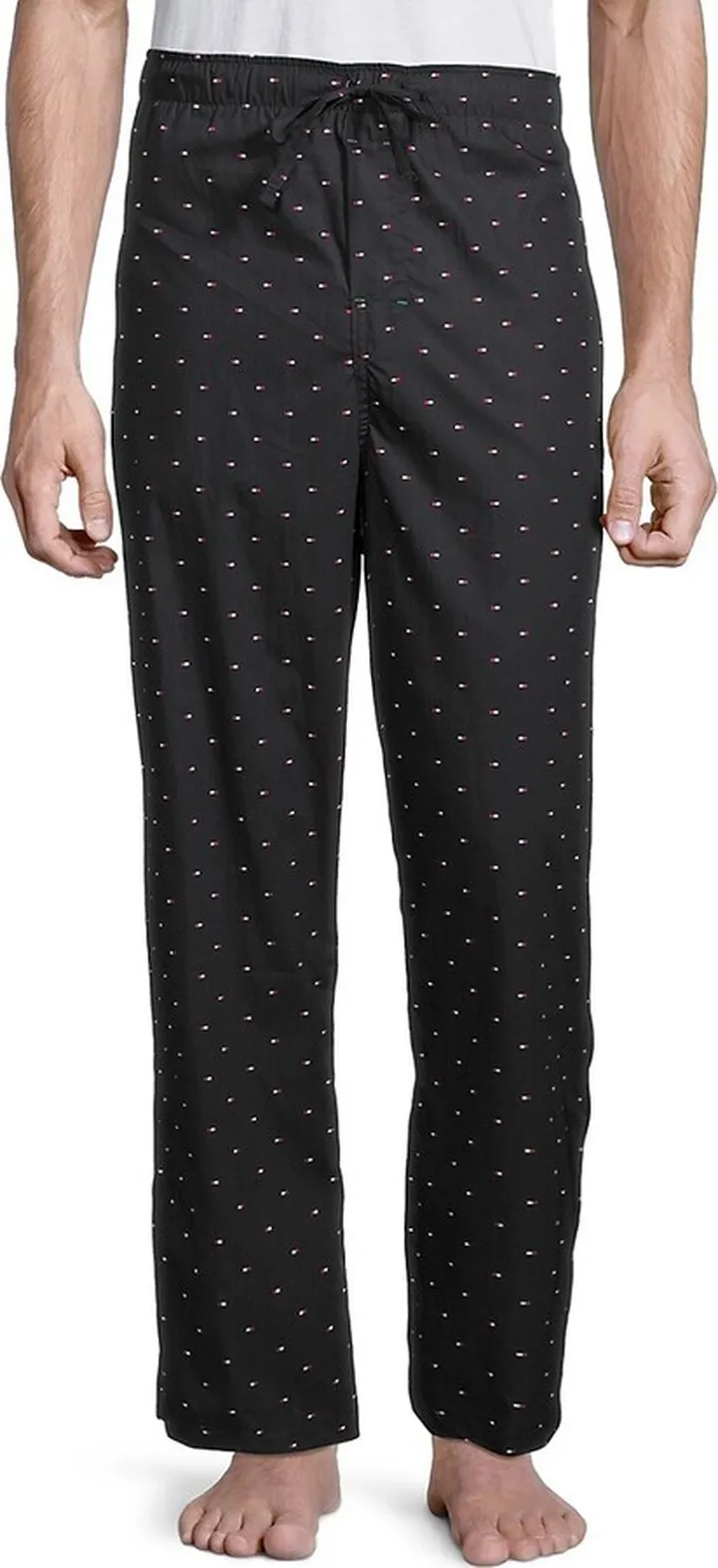 Print Poplin Pajama Pants