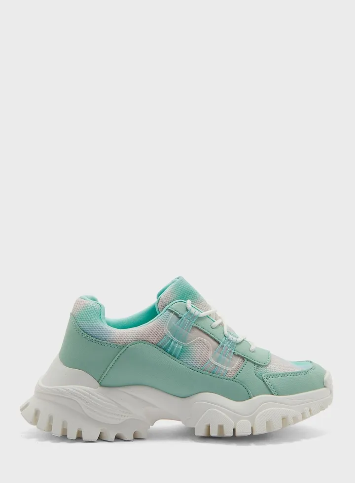 Ombre Detail Chunky Sneaker