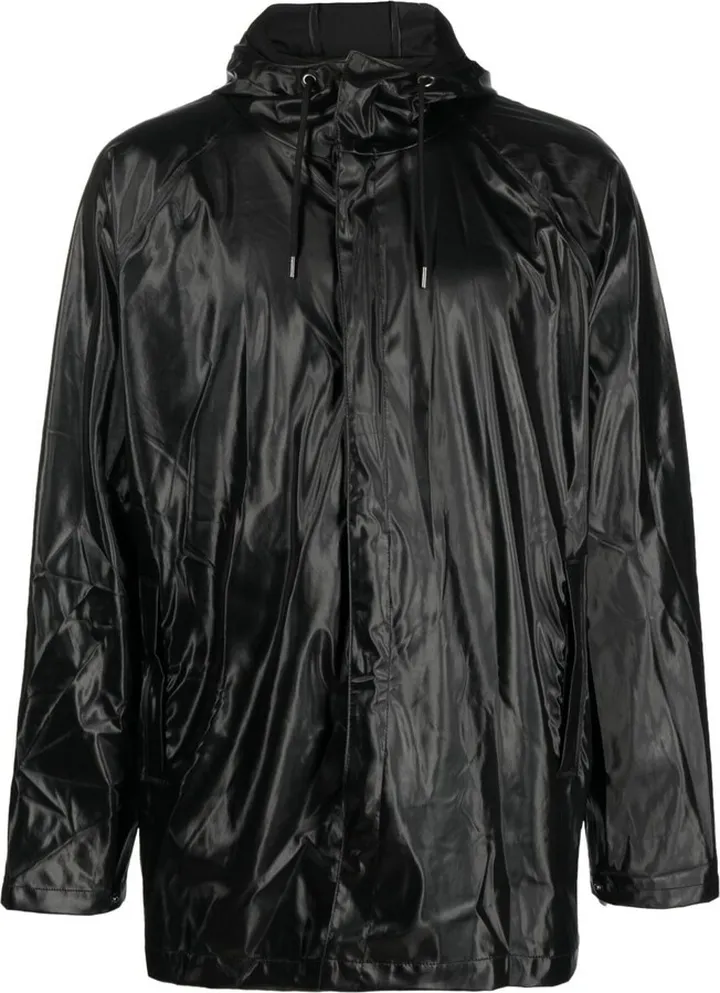 Long-Sleeve Hooded Rain Jacket