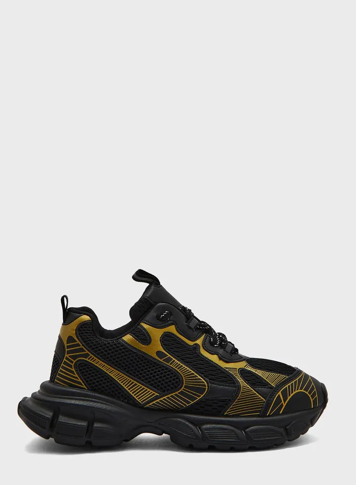 Metallic Textured Sneaker