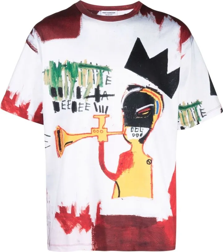 graphic-print cotton T-shirt
