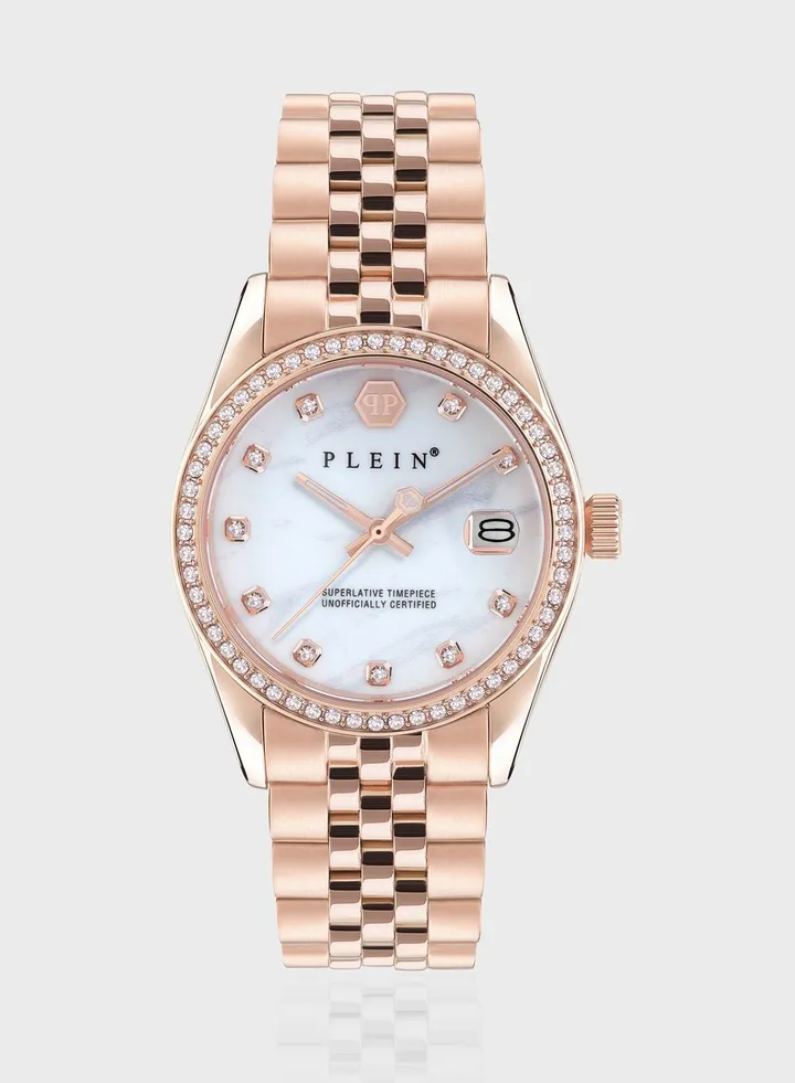 Steel Strap Analog Watch