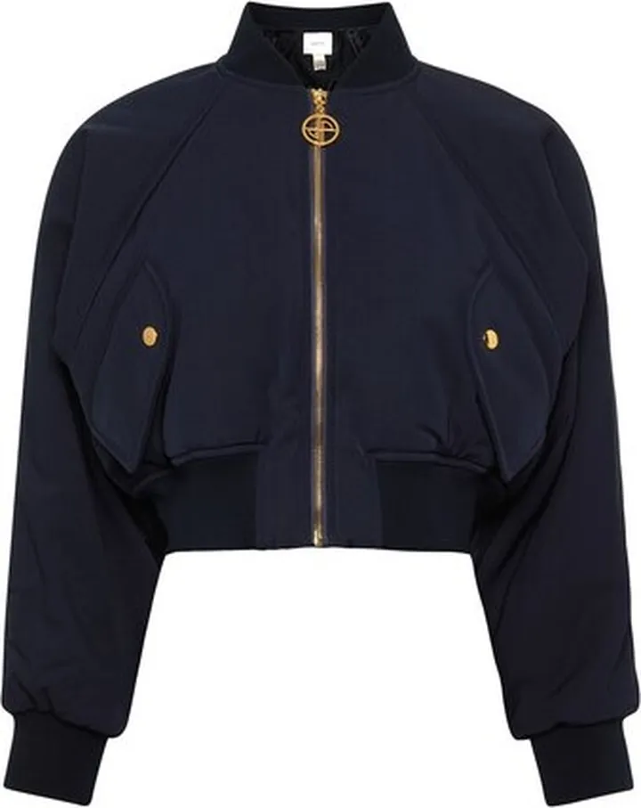 Cropped Bomber Jacket