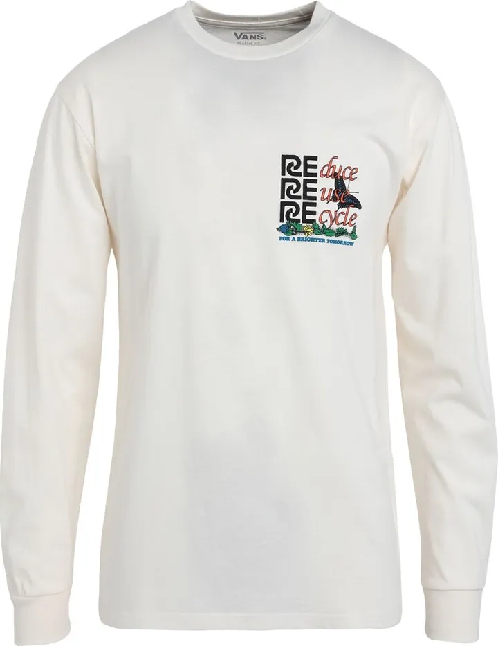 Eco Positivity Ls T-shirt Ivory