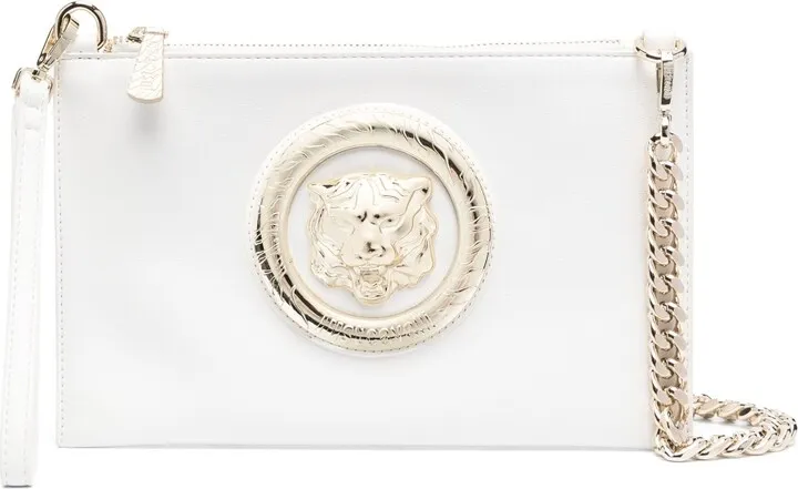 Panther-Plaque Crossbody Bag