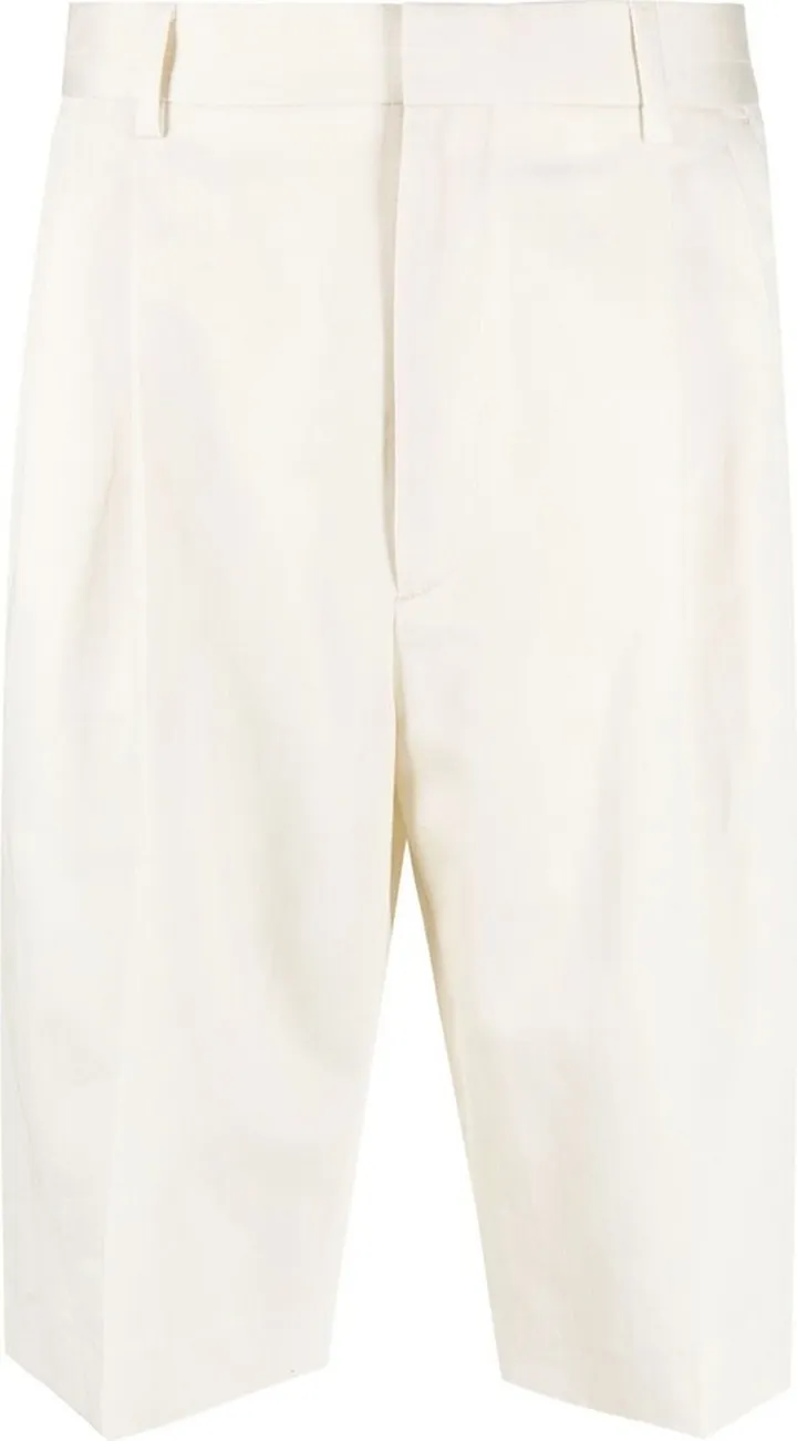 Pleated Tailored Shorts