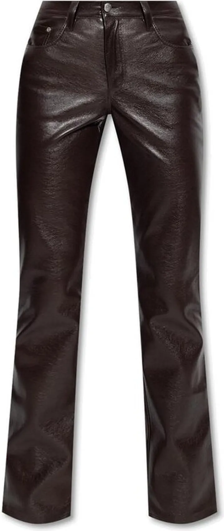 Misbhv Flared Leather Trousers