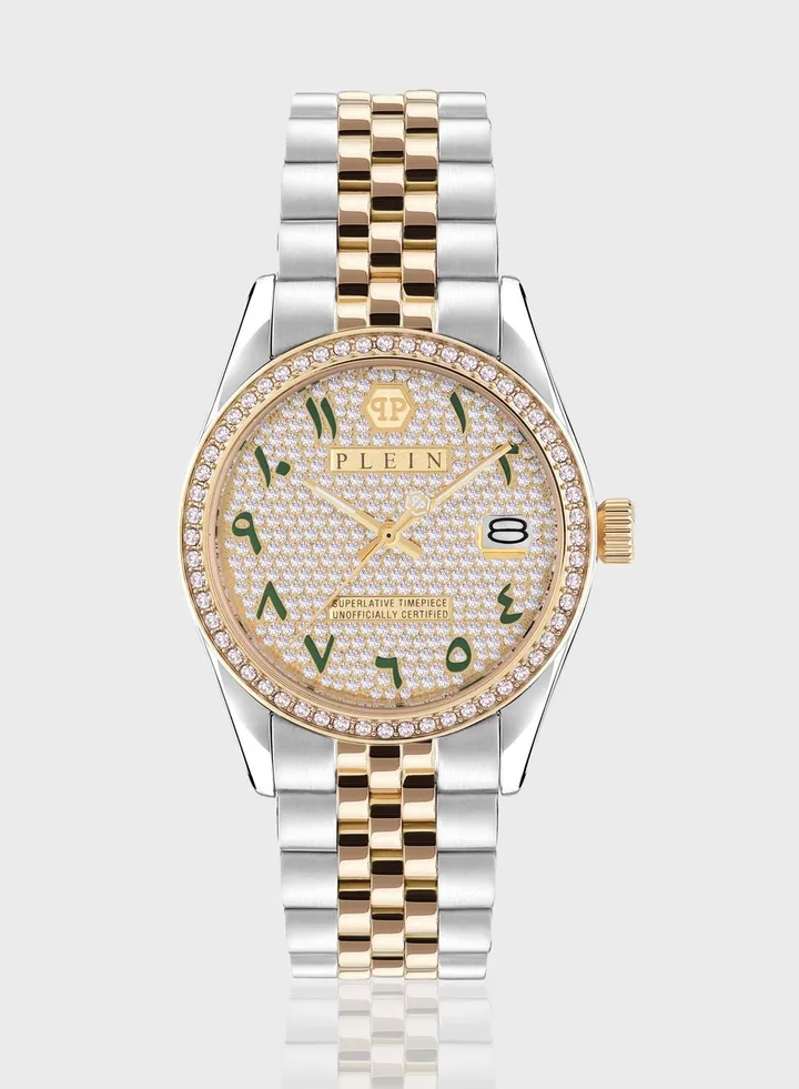 Steel Strap Analog Watch