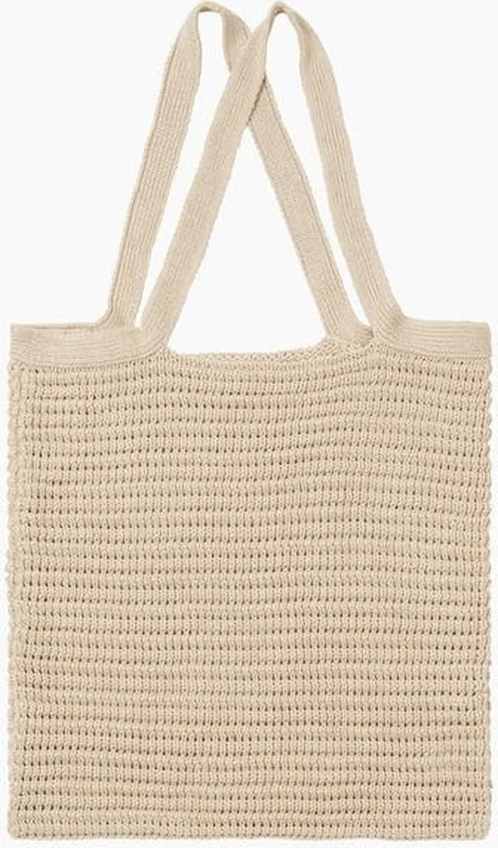 Onia Linen Knit Tote - Tan