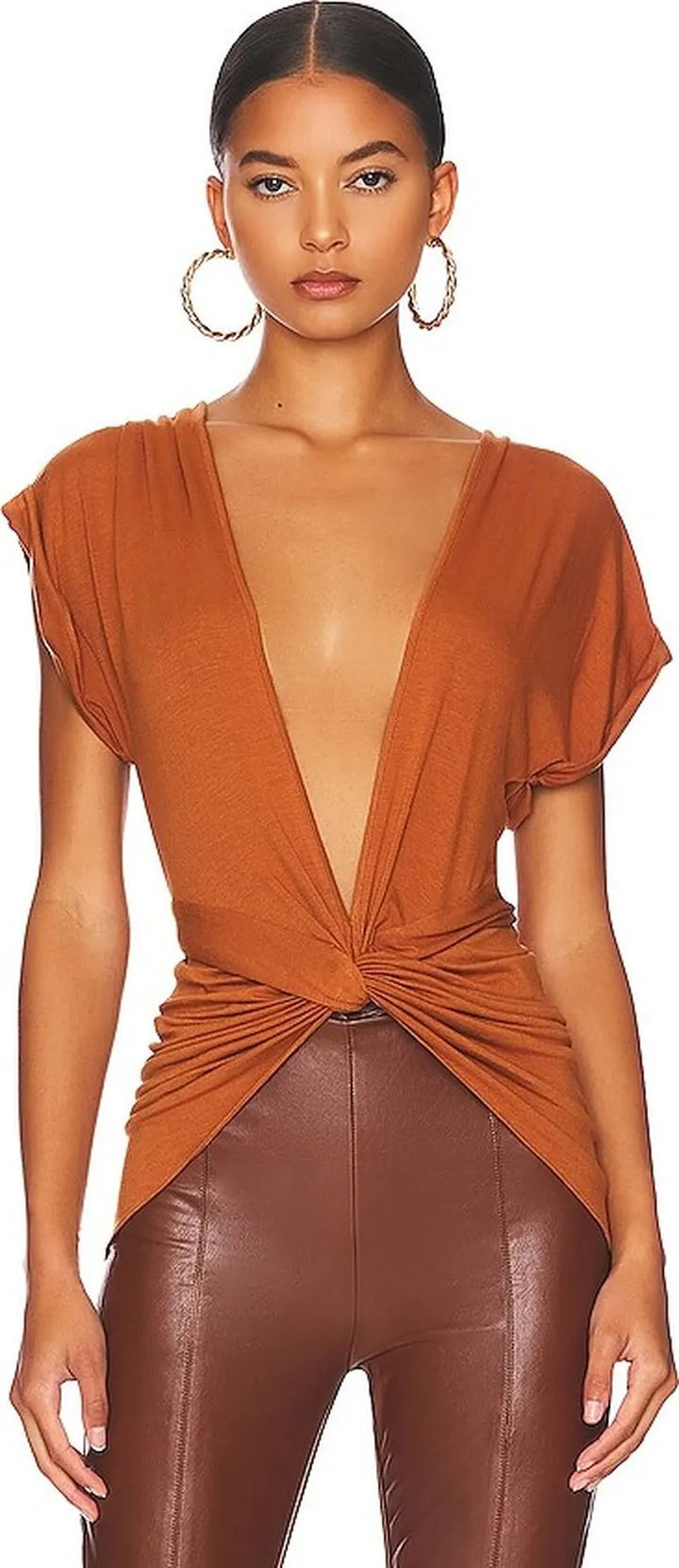Plunging V-neck Bodysuit