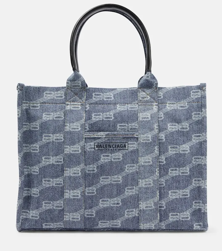 Hardware Medium denim tote bag