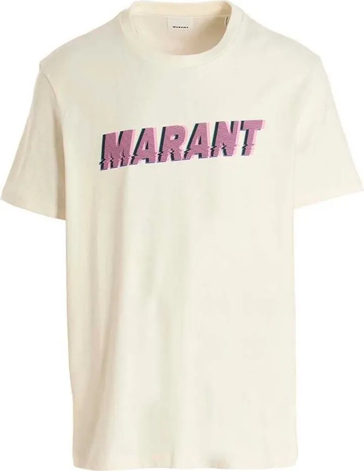 Isabel Marant Logo Printed Crewneck T-Shirt