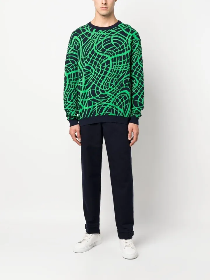 Logo-Embroidered Straight-Leg Trousers